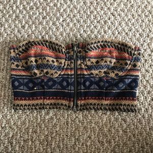 Tribal Print croptop